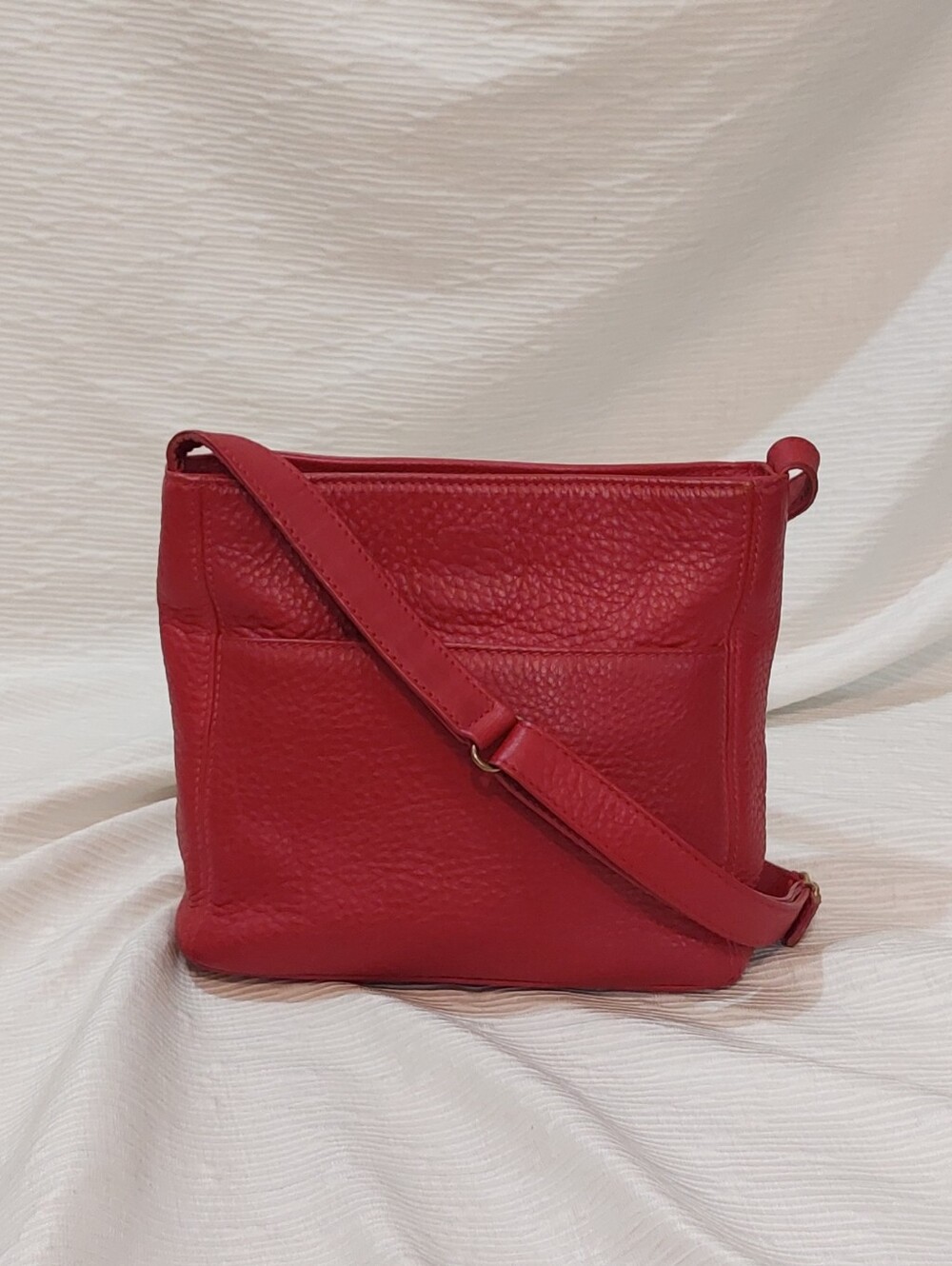 Vintage Coach Sonoma Red Pebbled Leather Crossbody Bag